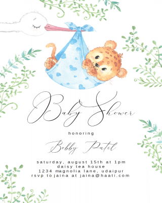 Newborn Baby  Baby Shower Invitation