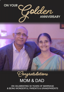 Congratulations Mum And Dad On Your Golden Anniversary